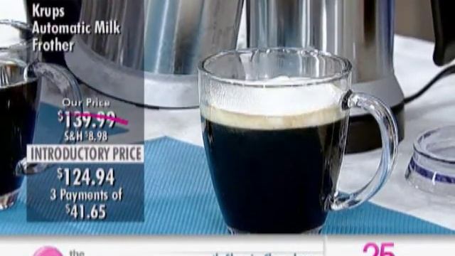 Krups Automatic Milk Frother at The Shopping Channel 509988