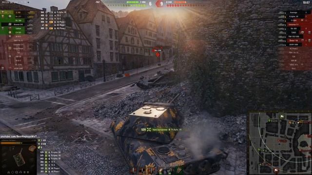 Мир танков. WOT. Уникальный бой на E 100. Взял 11 фрагов и 11.1К урона