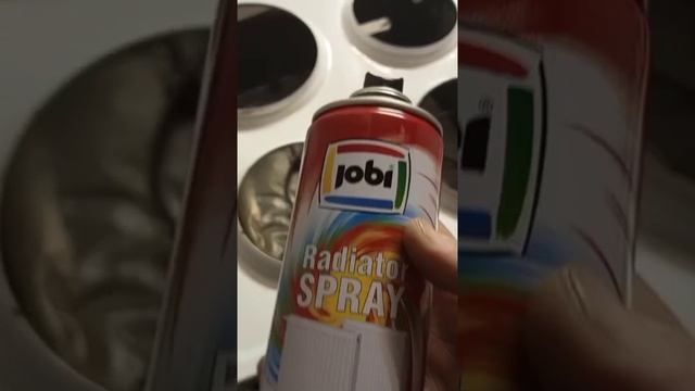 Красим плиту термо краской из баллончика