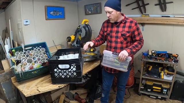 Fish Kulture | Surf Fishing Gear : Building a Plug and Lure Bin from a found Milk Crate