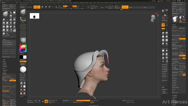 y2mate.com - FREE ZBRUSH TUTORIAL How To Create Hair with IMM Brush_1080p