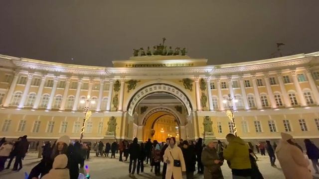 Красавица Ёлочка на Дворцовой площади 💥НОВОГОДНИЙ Санкт-Петербург 2025 .