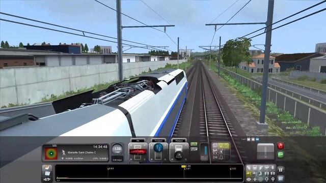 [TGV] Avignon to Marseille Saint-Charles part-3 (cab view)