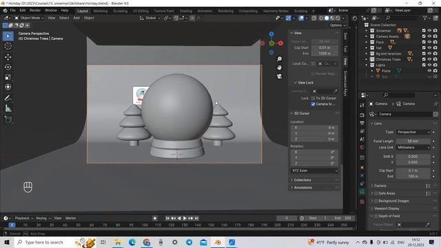Blender 2024 for All levels- Create Realistic Holiday Terrarium - Sasha Luvr_7