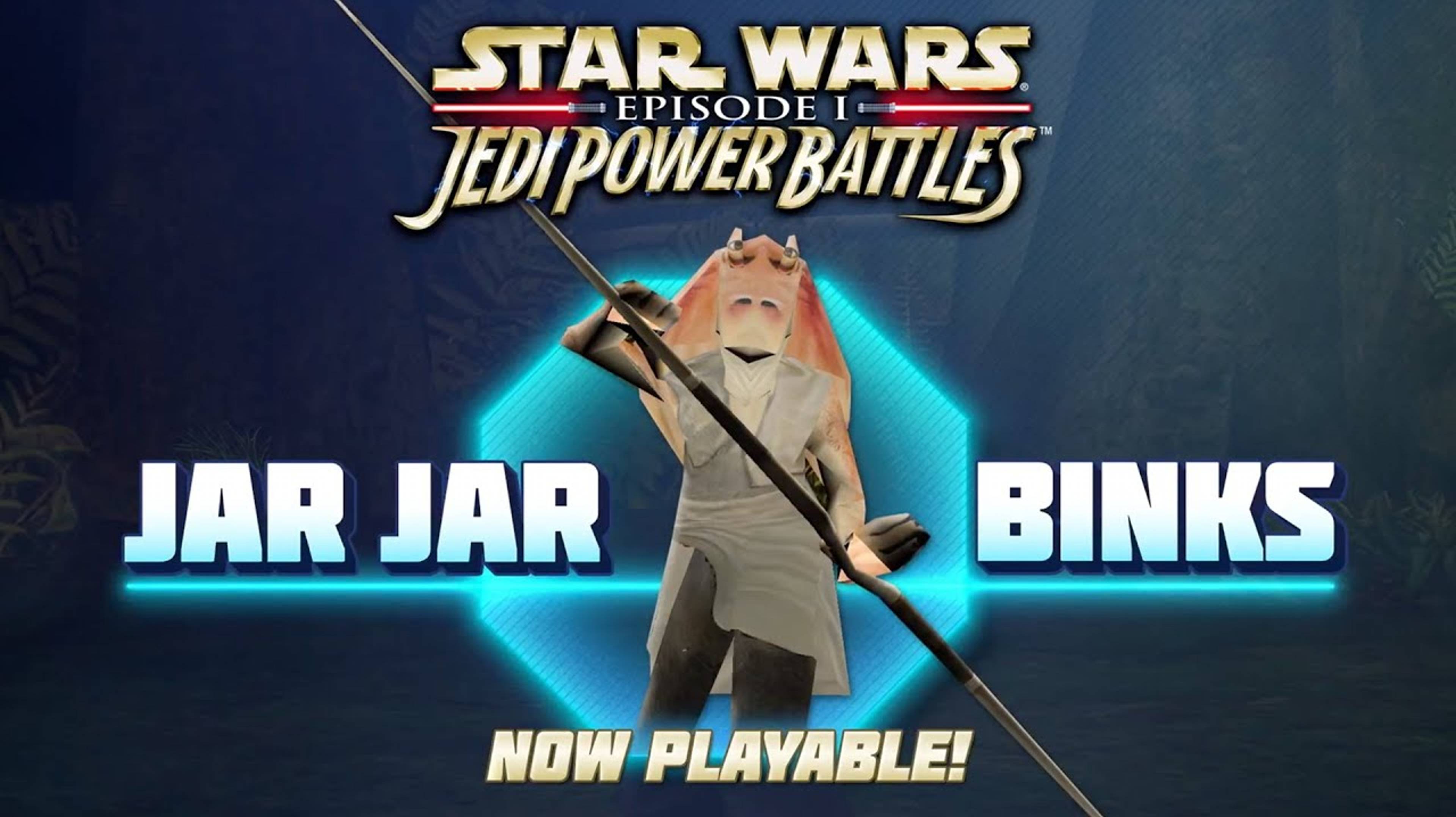 Джа-Джа Бинкс станет играбельным персонажем в Star Wars Episode I: Jedi Power Battles