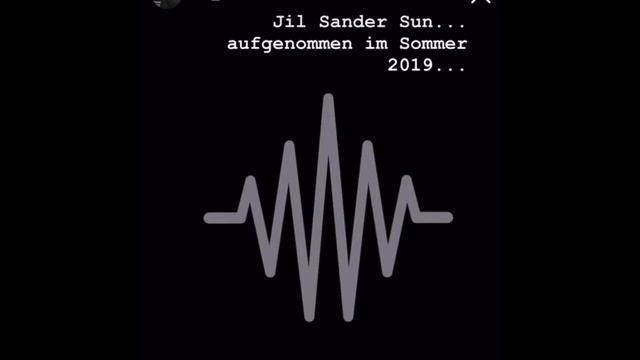 Jil Sander Sun / RAF Camora unreleased Song!