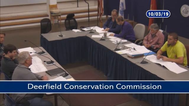 Deerfield Conservation Commission - October 3, 2019