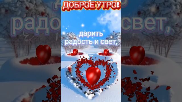 Доброе утро!Пусть в каждой семье будут царить мир, гармония и взаимопонимание!