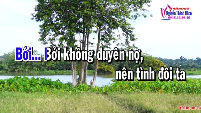 Karaoke vọng cổ TÌNH ĐÃ XA - DÂY KÉP [T/g Thiện An]