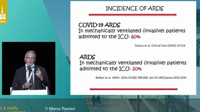 Covid 19 A UNIQUE FORM OF ARDS (ISICEM 2021 aug-sept)