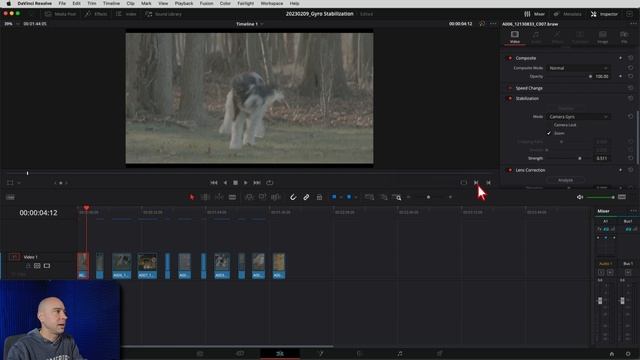 GYRO Stabilization in DaVinci Resolve 18   Smooth Like Butter