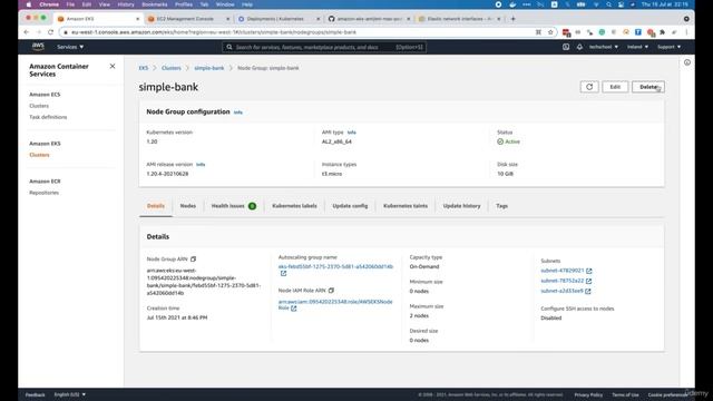 010 How to deploy a web app to Kubernetes cluster on AWS EKS