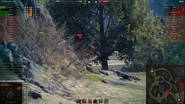 Мир танков. WOT. Уникальный бой на VK 30.01 (P). Взял 13 фрагов и 6.4К урона