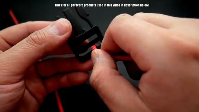 How to Make a Contained 4 Strand Core Double Cow s Hitch Paracord Bracelet Setup Tutorial_270p_360p