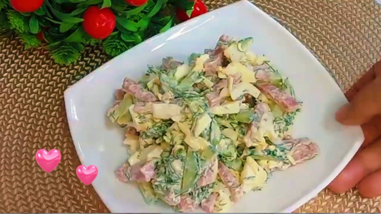 Салат "Столичный" быстро, вкусно, бюджетно