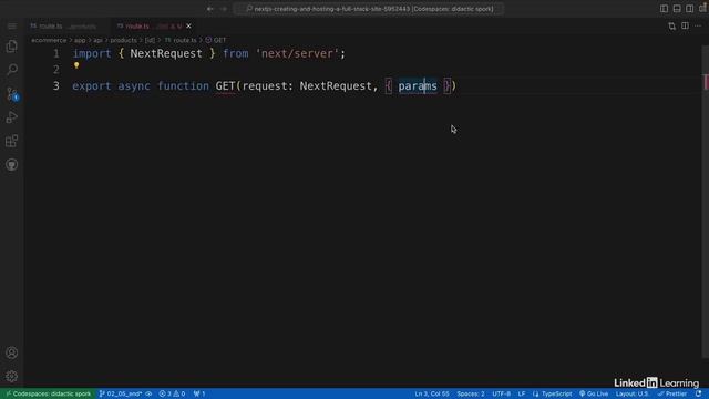 20 - Using route parameters in route handlers