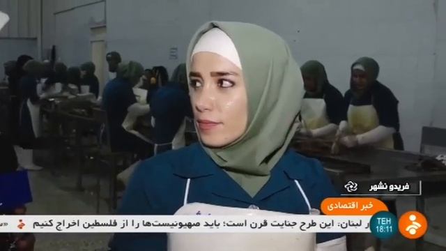 Iran Tabiat co. made Tuna fish processing, Fereydoun-Shahr county كنسرو ماهي تن فريدونشهر