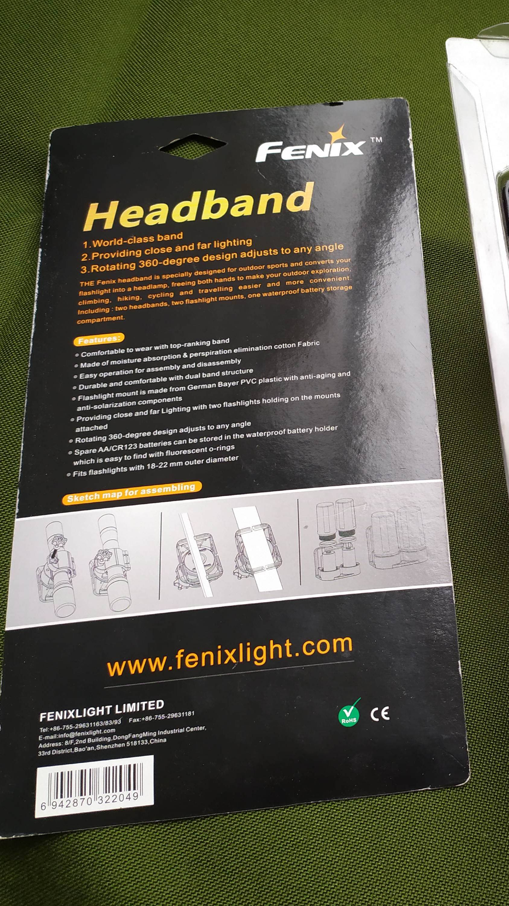 Fenix headband обзор на наголовный крепёж
