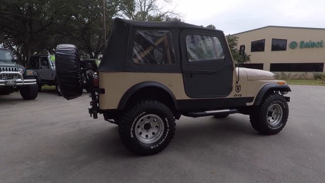 1981 Tan Jeep 4WD CJ7 at Select Jeeps