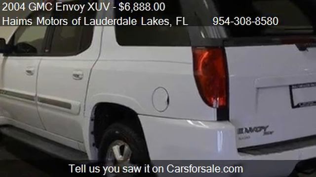 2004 GMC Envoy XUV 4dr 2WD SLT SUV for sale in Hollywood, FL