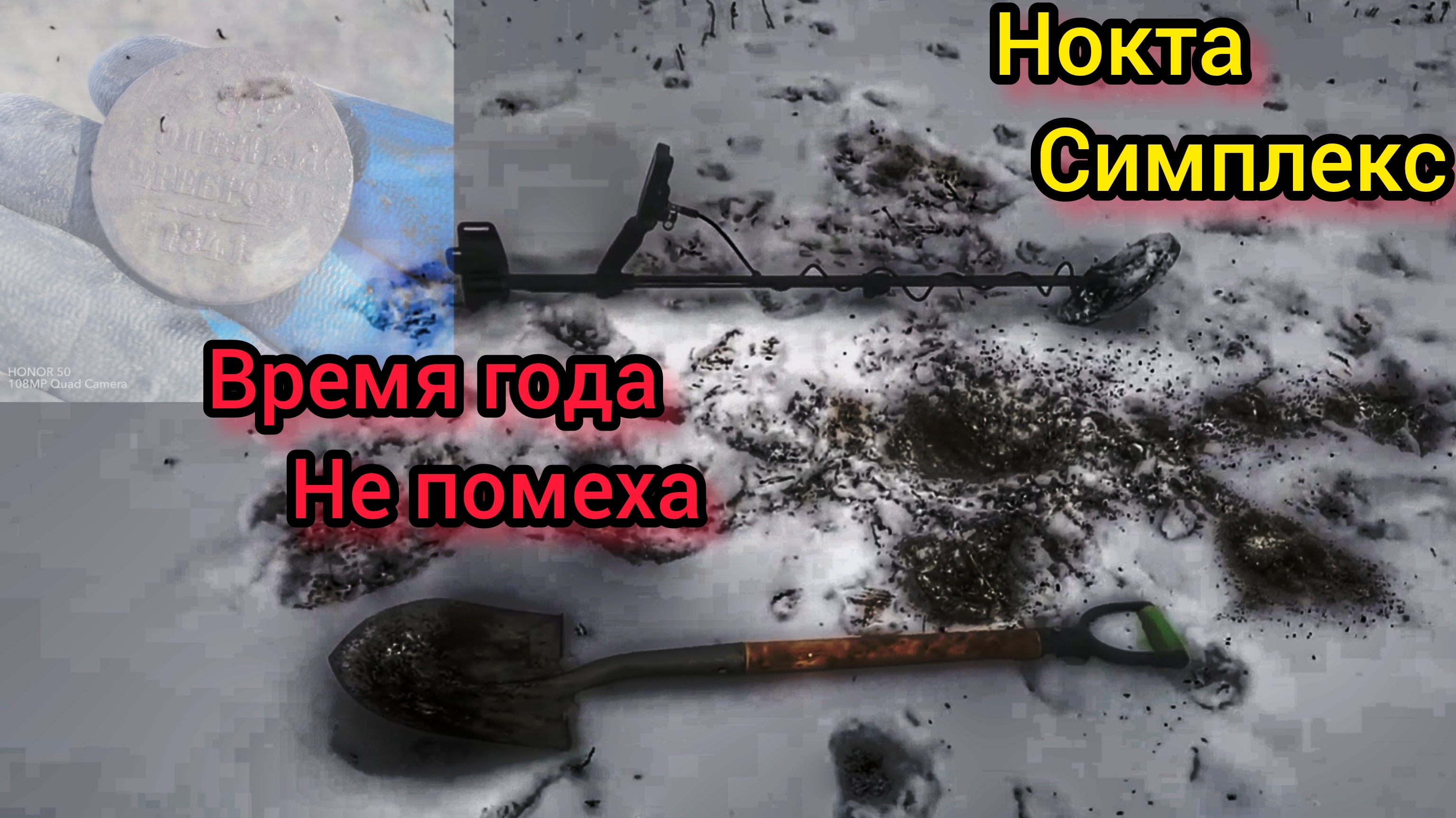 Коп монет. Зимние поиски. В поисках клада. Нокта симплекс
