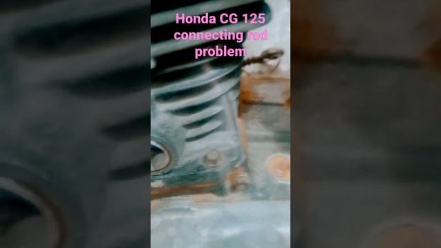 How to Connecting Rod Problem Honda CG 125 short video