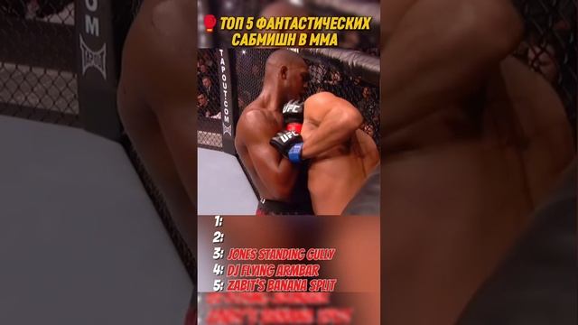 🥊Топ 5 Сабмишн в ММА