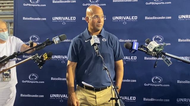 Watch Penn State coach James Franklin’s news conference after win over Ball State.