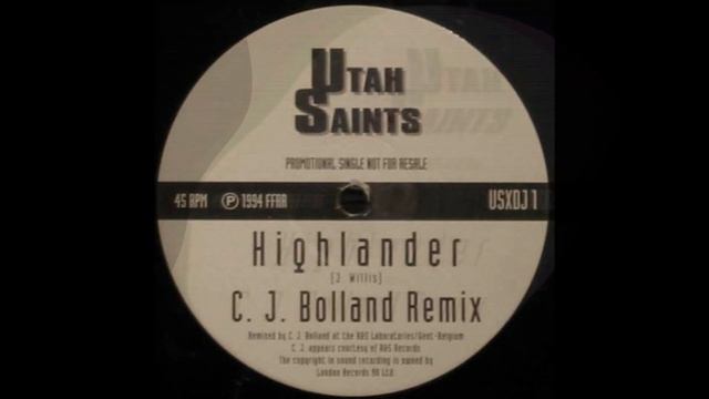 Utah Saints - Highlander "C.J Bolland Remix" (Techno 1994)