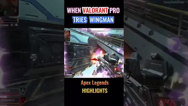 SATISFYING WINGMAN SHOTS IN APEX LEGENDS #shorts #apexlegends