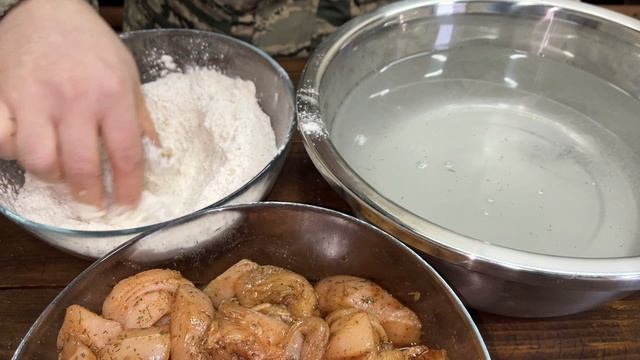 Стрипсы и картошка по деревенски своими руками KFS Вкусно и точка