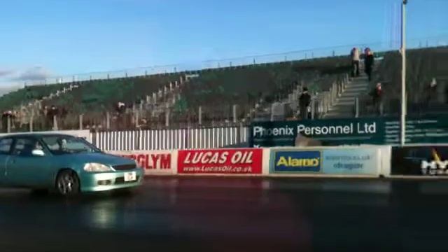 santa pod 2012 ek b16 vs dc2 integra 2