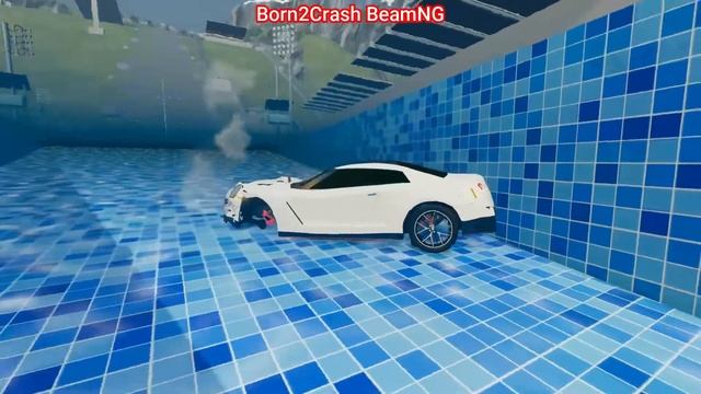 Nissan Gtr 35 Vs Ramp in BeamNG drive