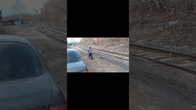 Привыкаем к питбайку