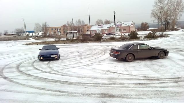 Supra Soarer Drift_первый снег
