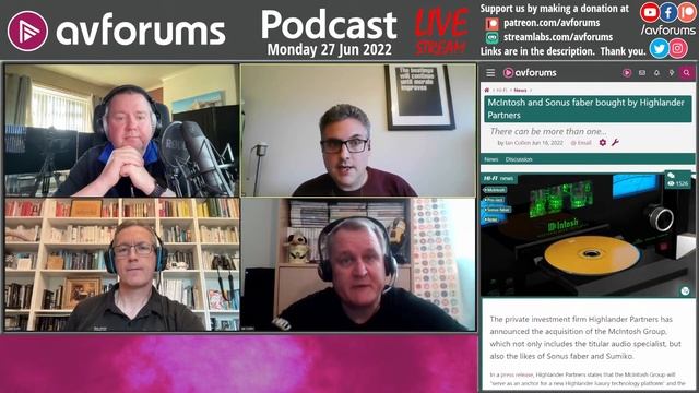 News: McIntosh Group acquired by Highlander Partners | AVForums Podcast 27-Jun-2022