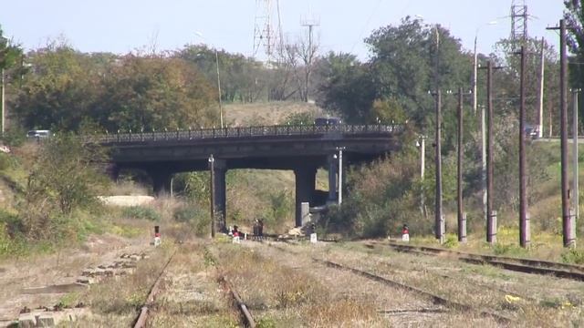 Ж-Д станция Аршинцево.Вид моста Камыш-Буруна.Единственная дорога Аршинцево.