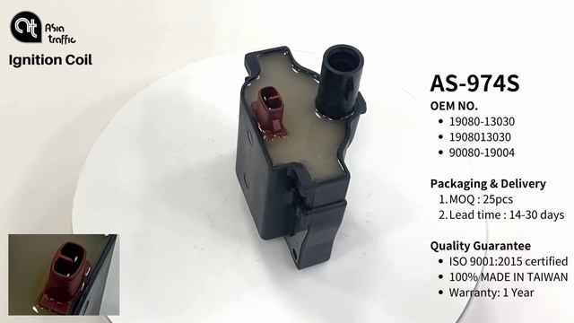 Toyota 4Runner 19080-13030 Ignition Coil_AS-974S