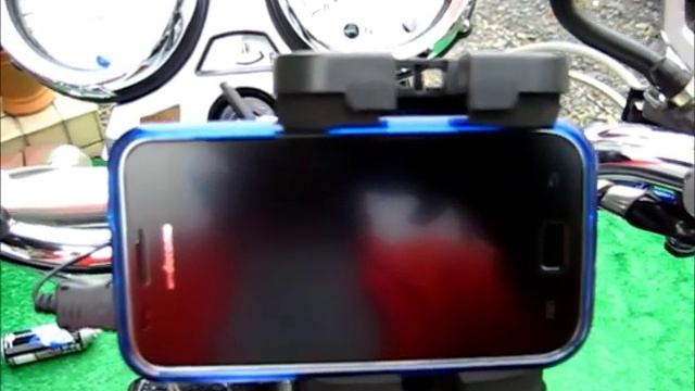 スマホ（ギャラクシーS）でナビゲーション｜ゼファー1100 カワサキ｜KAWASAKI ZEPHYR1100｜HCZ TV