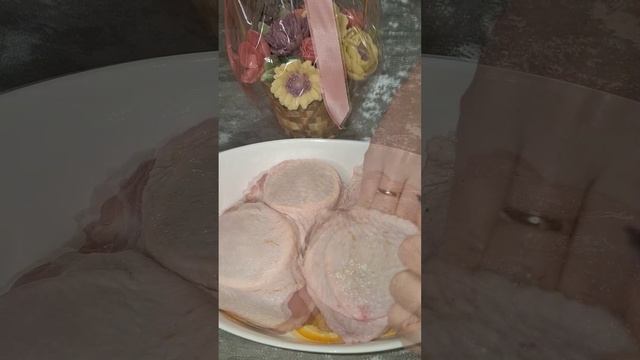 Курица с апельсинами в духовке
