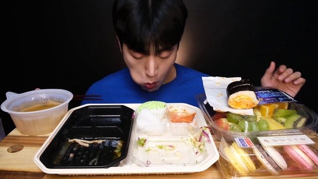 GS25 X 편의점 샛별이 신메뉴(도시락, 김밥, 과일, 마카롱) 편의점먹방 KOREAN CONVENIENCE STORE FOOD Eating Sounds MUKBANG