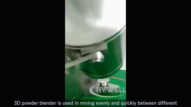 China Hywell 3D Powder Mixer, 3D powder mixer for fine powder