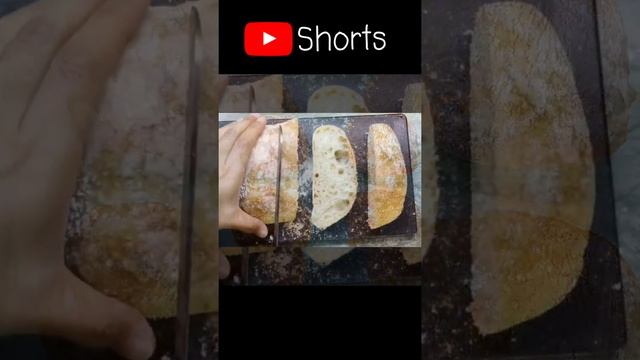#Shorts no kneaded ciabatta bread