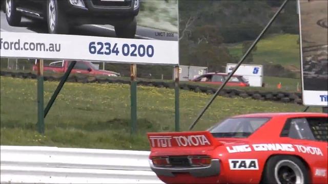Bruce Gowans Repco V8 Celica sports sedan Baskerville Historics 2016