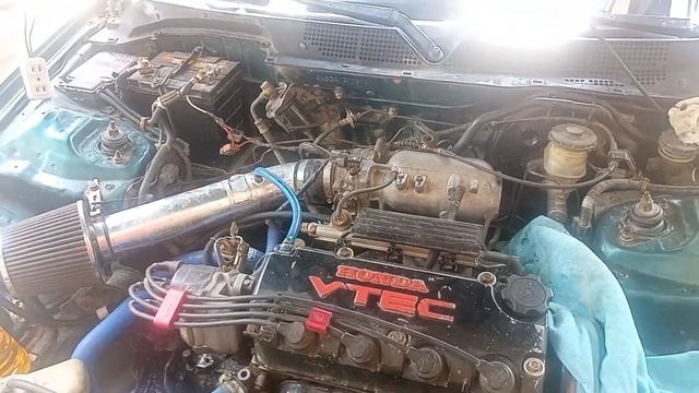 Power Up Fuel Combustor ikinabit sa Isang Honda Civic na VTEC.
