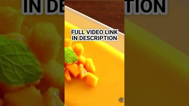 Quick, easy, Homemade MANGO PUDDING/ No Gelatin. No agar agar /#shorts #ytshorts #trending ding