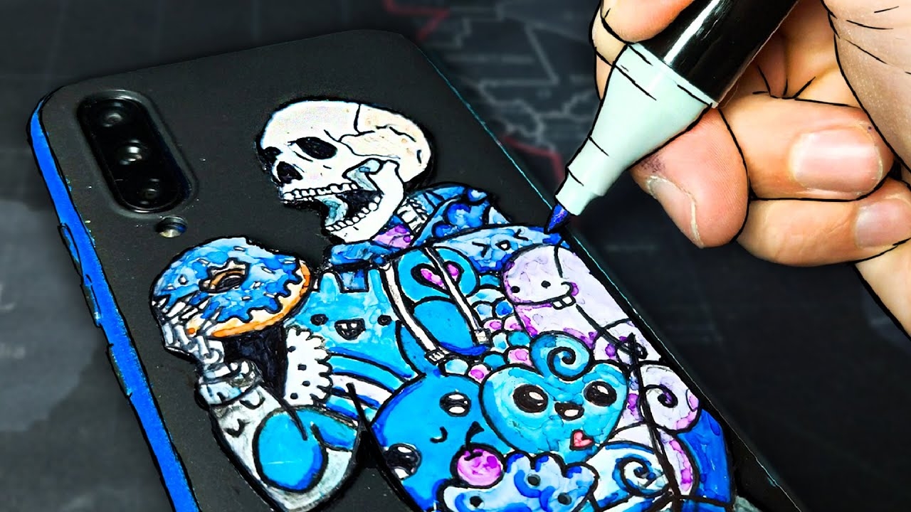 [Sergio Nee] Я Кастомизировал Смартфон За 24 Часа / УЧУСЬ РИСОВАТЬ #3