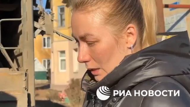 Кадры из освобожденного города Курахово