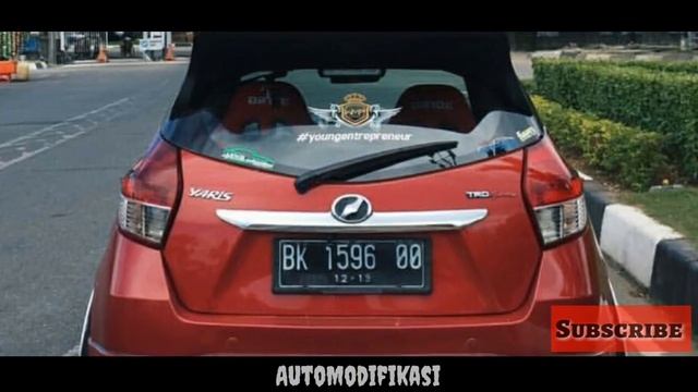 Modifikasi Toyota Yaris 2017 | Modif Yaris TRD Ganti Velg Keren | Modifikasi Yaris TRD Ceper Harian