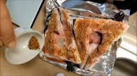 Broiled Salmon Head